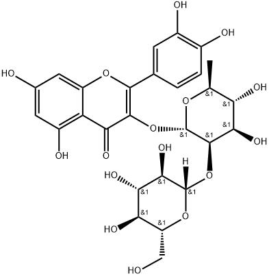 Quercetin-3-O-D-glucosyl]-(1-2)-L-rhamnoside